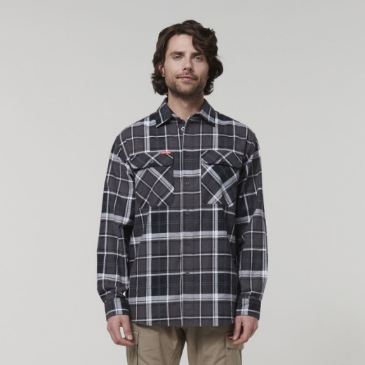 Picture of Hard Yakka Check Flannel Shirt- Long Sleeve